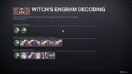 Witch Engram focusing (Image via Bungie)